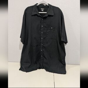 Men's Fashion Formal Businesscasual Black Shirt Holiday Wedding Party